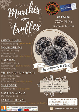 Marché aux Truffes  Villeneuve Minervois