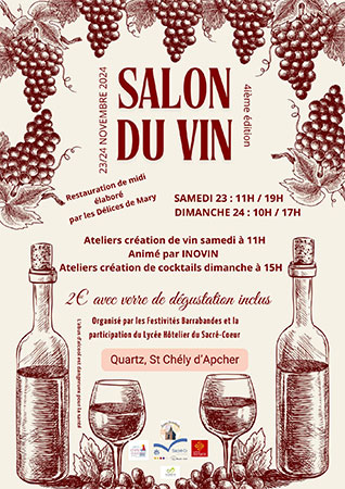 Salon du vin Saint-Chély-d’Apcher Lozère