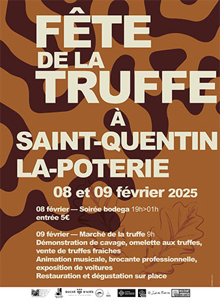 Fête de la truffe Saint-Quentin La Poterie Gard